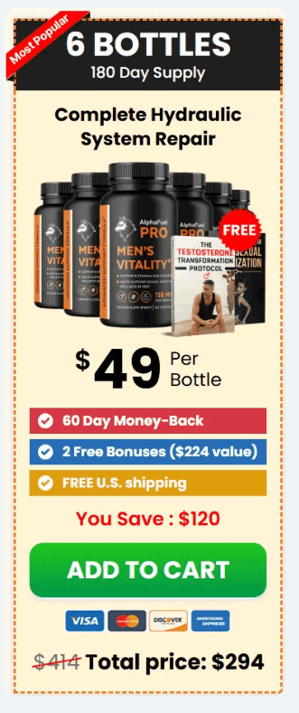 AlphaFuel Pro 6 bottle