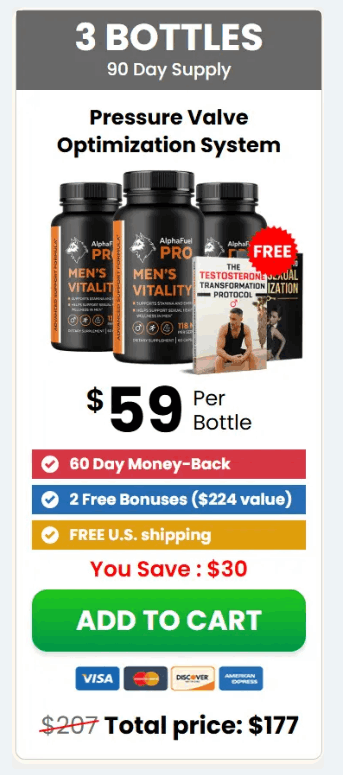 AlphaFuel Pro 3 bottle